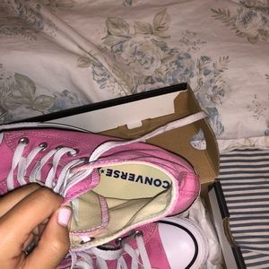 Converse Shoes - Pink high top Converse size 6.5 Converse Shoes - Pink high top Converse size 6.5